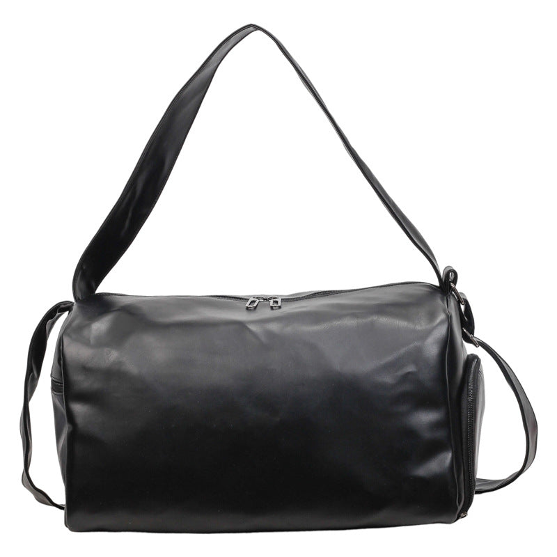 Stylish Leather Duffle Bag LoungeYard — product view 6