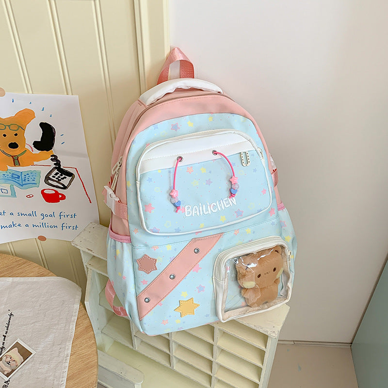 Cute Star-Themed School Backpack — product view 3