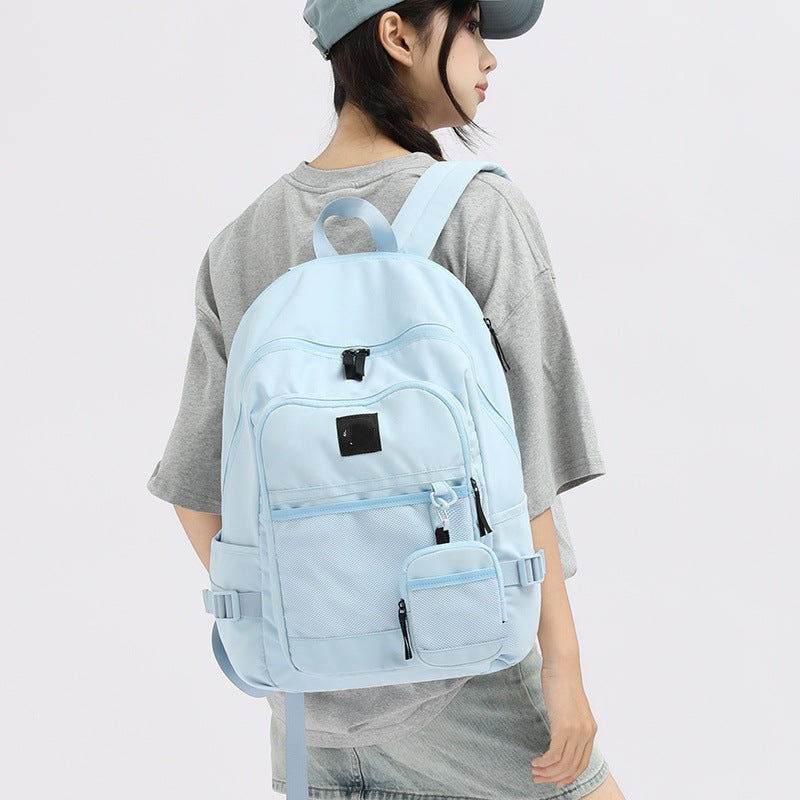 Practical everyday backpack with versatile compartment design LoungeYard — product view 1