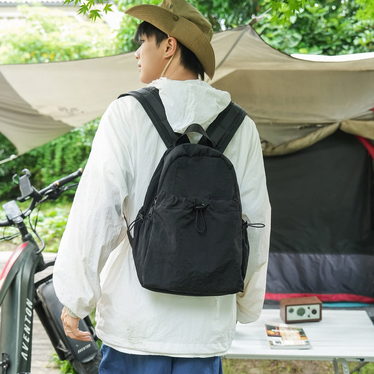 Lightweight Waterproof Laptop Backpack LoungeYard — product view 2