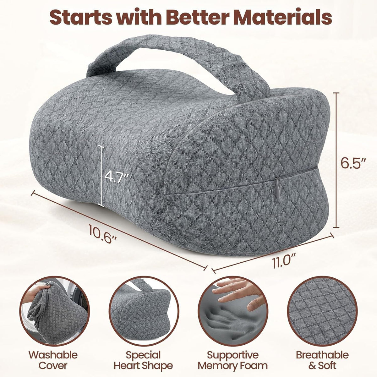 orthopedic sleeping pillow LoungeYard — product view 4