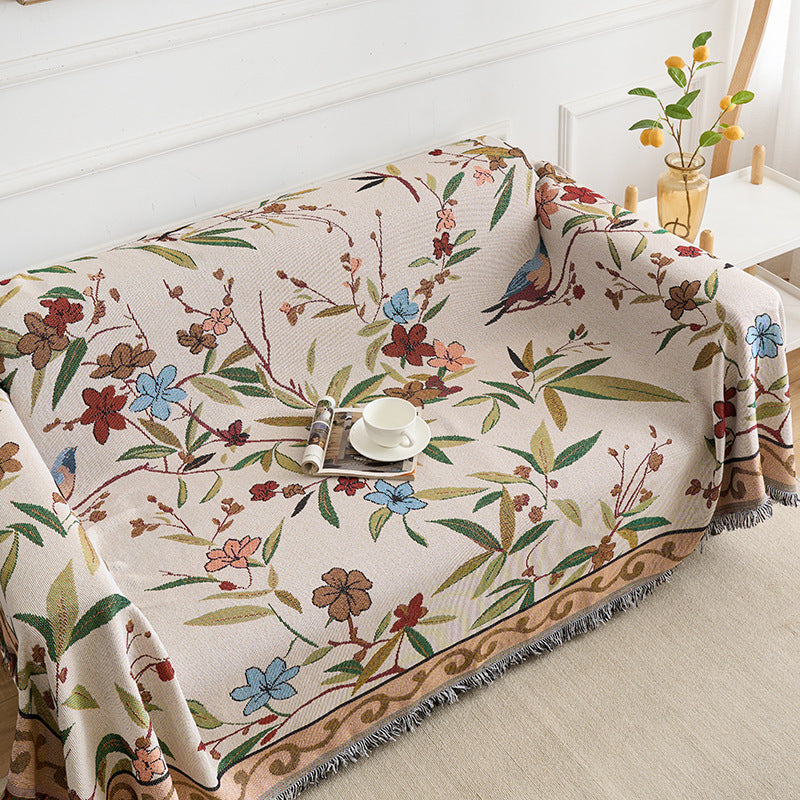 Artistic Patterned Throw Blanket — product view 2
