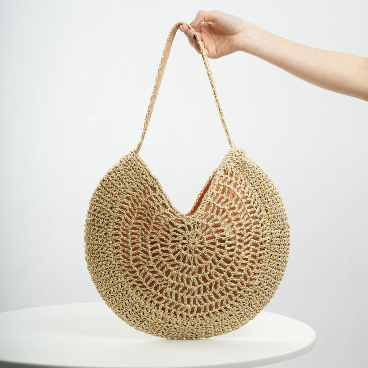 Handmade Round Bag LoungeYard — product view 2