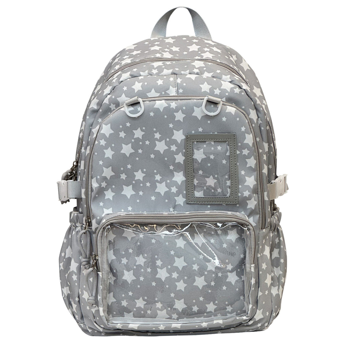 Star Patterned Transparent Pocket Backpack — product view 3