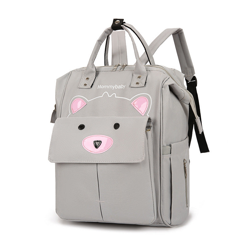 Cute Bear-Themed Baby Backpack LoungeYard — product view 1