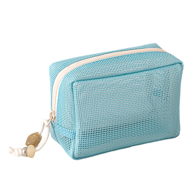 Mesh Zippered Toiletry Pouch LoungeYard — product view 1
