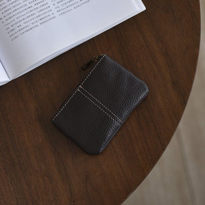 Textured Leather Card Holder LoungeYard — product view 2