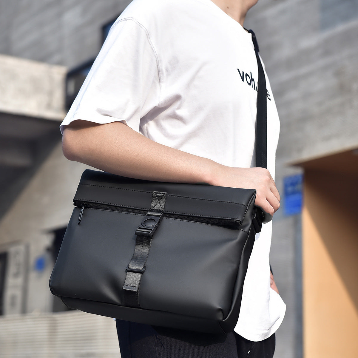 Versatile Waterproof Messenger Bag LoungeYard — product view 1