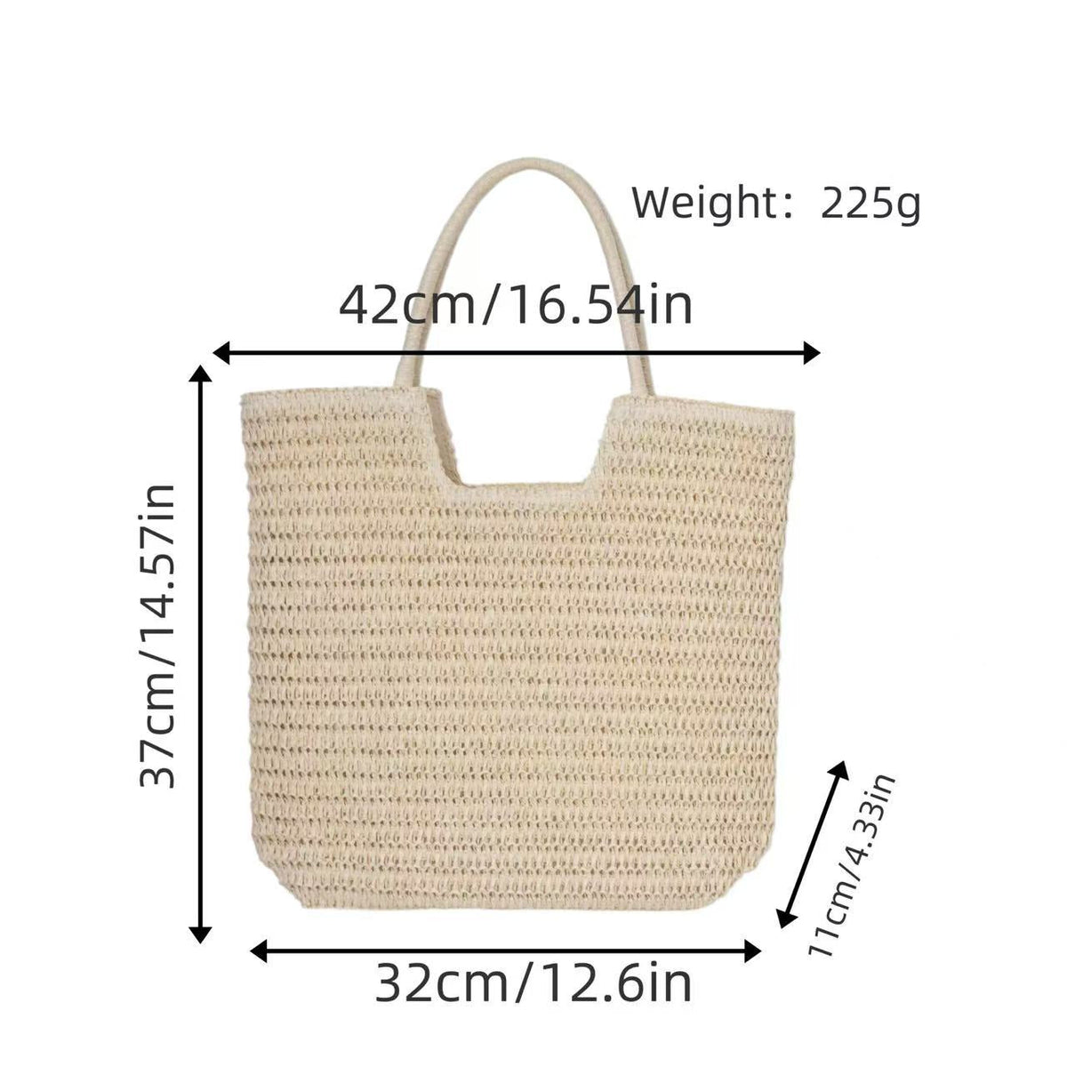 Handwoven Beach Bag LoungeYard — product view 5
