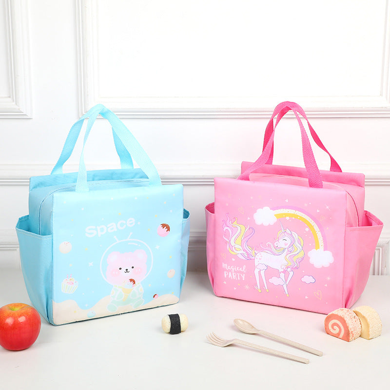 Cute Fox Design Insulated Lunch Tote — product view 2
