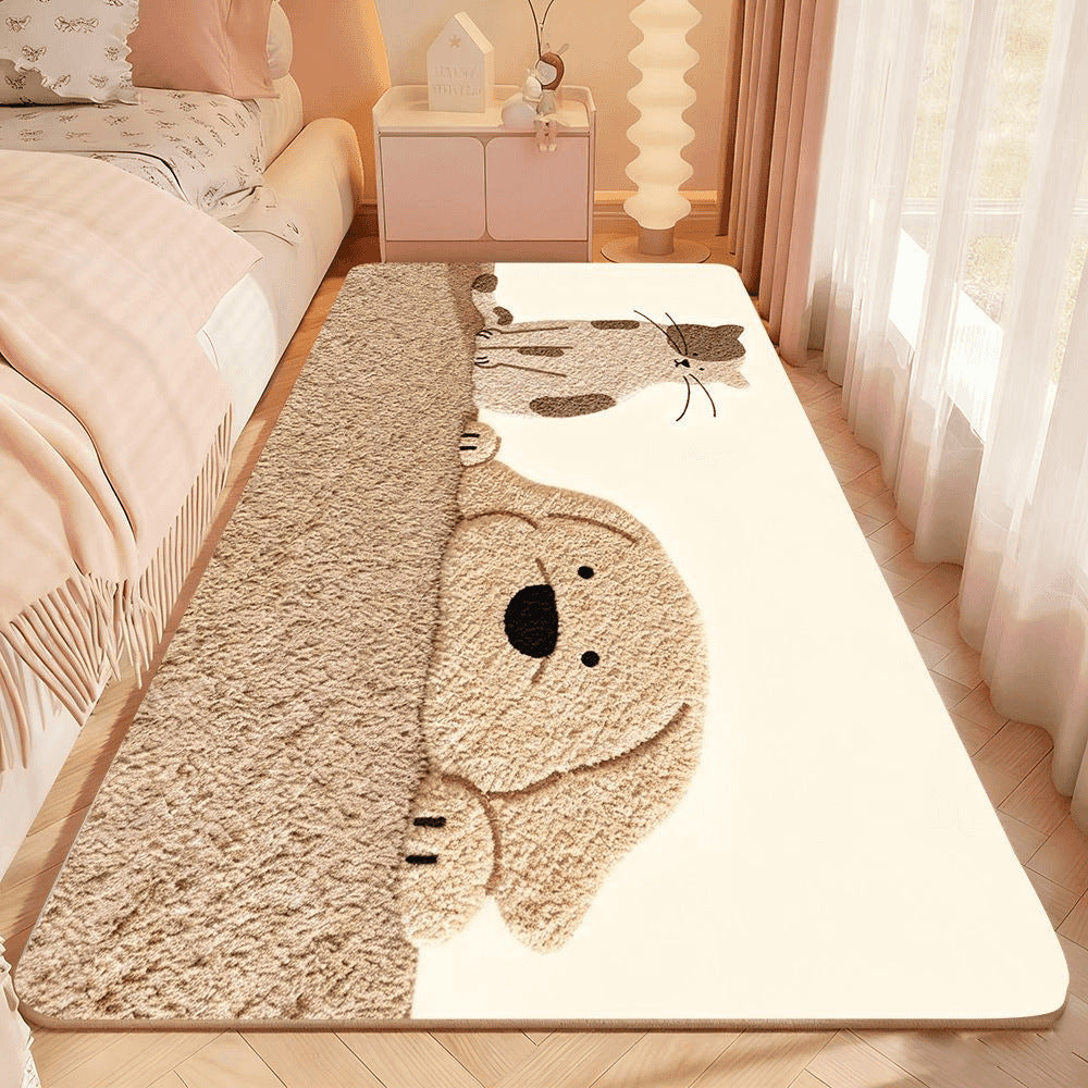 Playful Bear-Themed Area Mat Bowlift — product view 7
