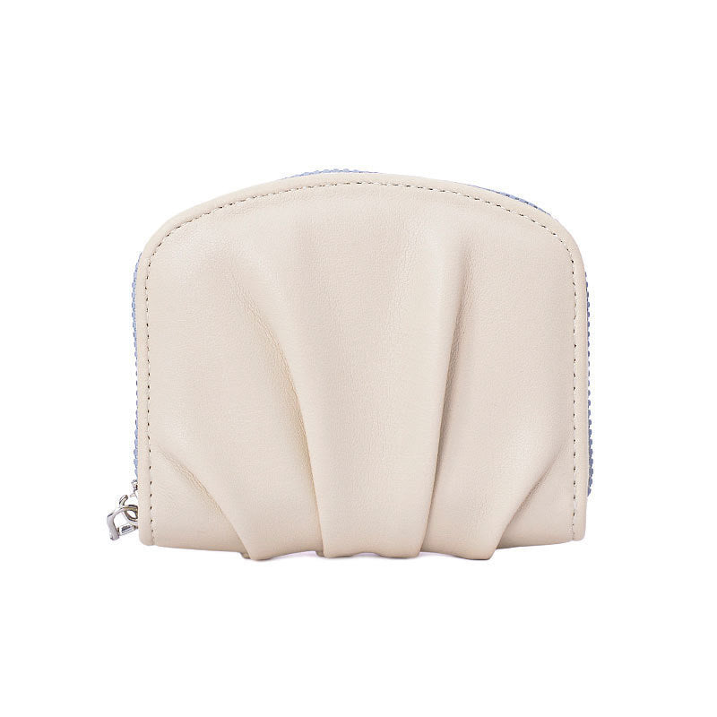 Sophisticated Textured Leather Coin Pouch LoungeYard — product view 3