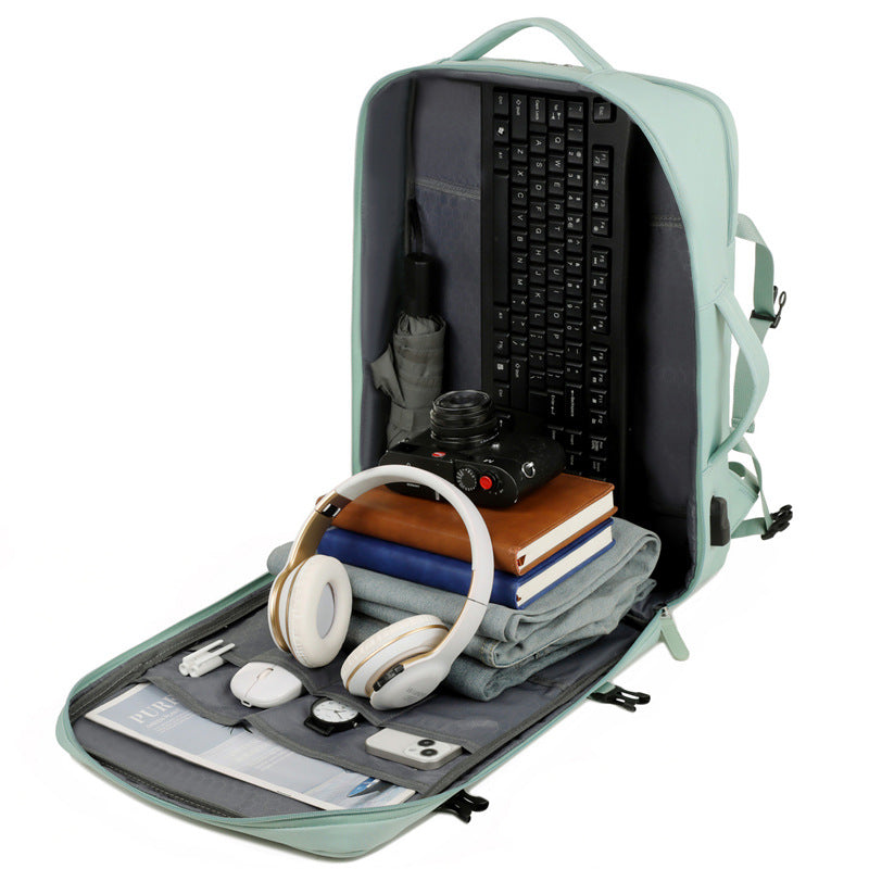 More elegant and functional laptop backpack LoungeYard — product view 3