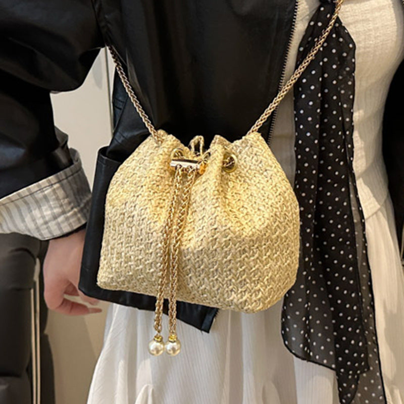 Drawstring Clutch Bag — product view 4