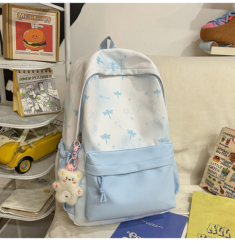 Cute casual backpack with playful butterfly design LoungeYard — product view 5