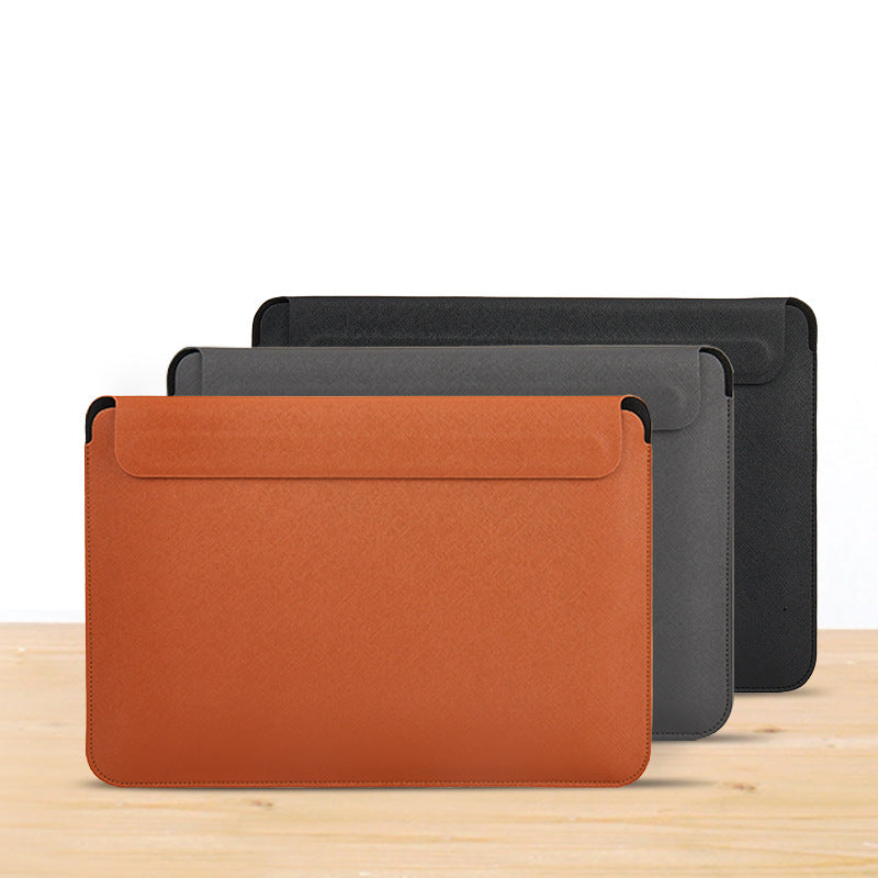 Protective Laptop Sleeve with Padded Magnetic Flap LoungeYard — product view 2