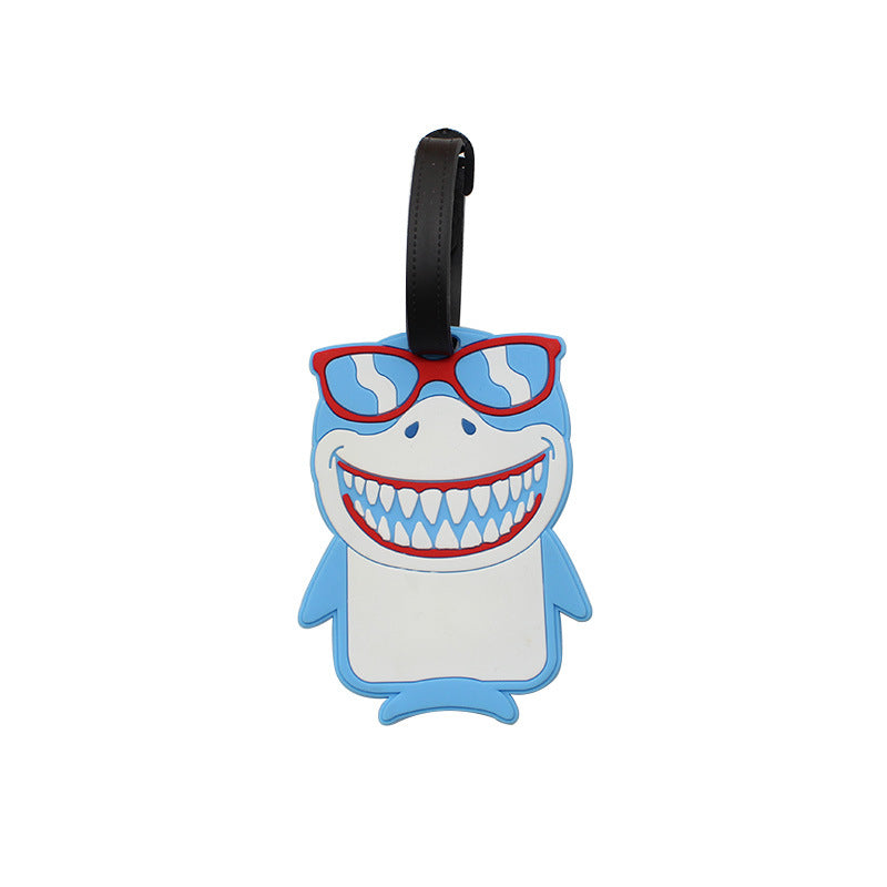 Unisex Cute Penguin Luggage Tag LoungeYard — product view 3