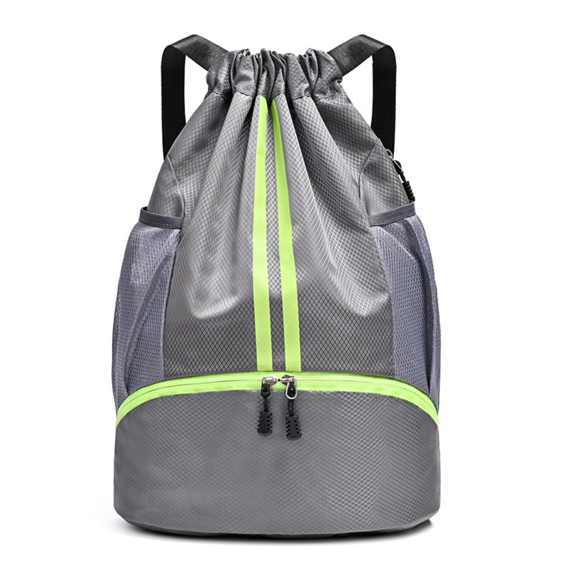 Mesh Drawstring Sports Backpack LoungeYard — product view 1