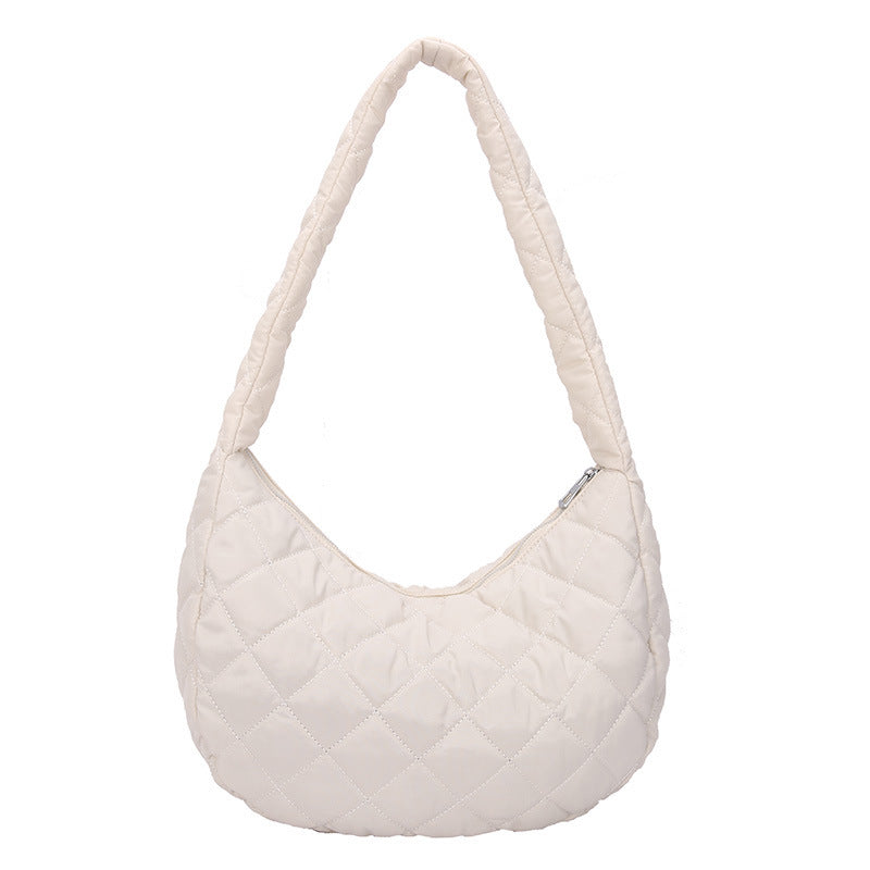 Quilted Hobo Shoulder Bag — product view 3