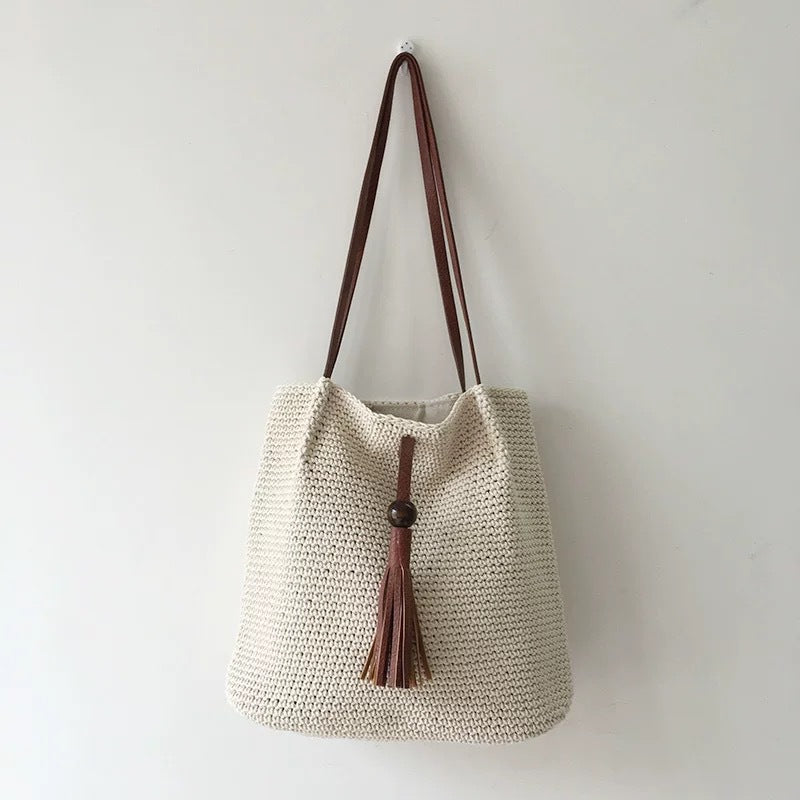 Handbag with Fringed Detail LoungeYard — product view 3