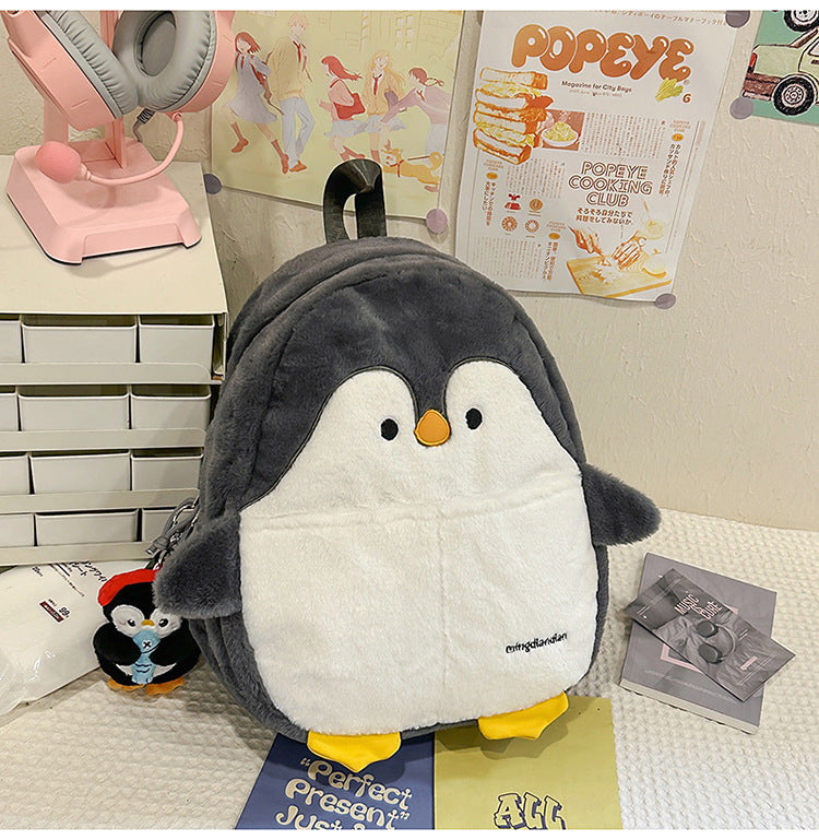 Plush Animal School Backpack — product view 4