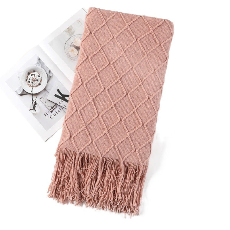 Cozy Textured Throw Blanket — product view 4