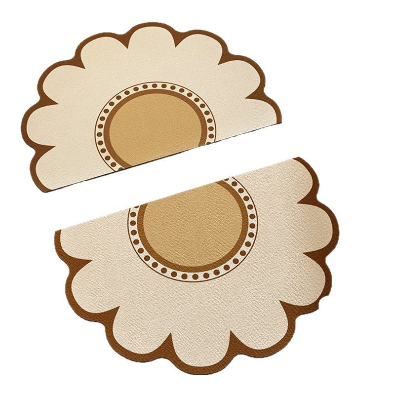 Floral Pattern Bath Mat LoungeYard — product view 5