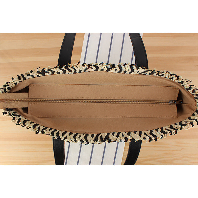 Elegant Basket Bag with Fine Pattern LoungeYard — product view 2