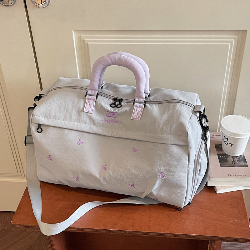 Stylish Embroidered Travel Duffle — product view 2