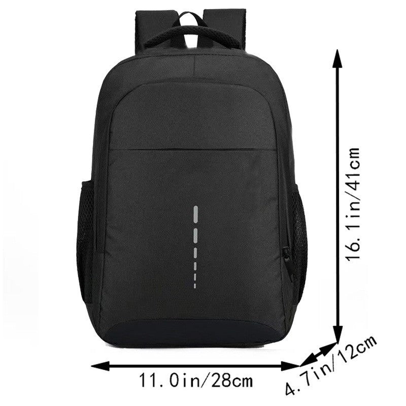 Ergonomic Backpack with Multiple Compartments and Reflective Elements LoungeYard — product view 3