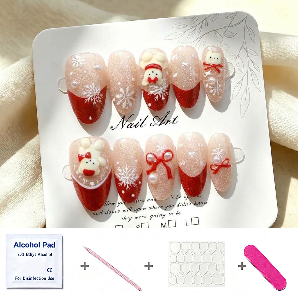 Holiday-Themed Decorative Press-On Nails — product view 4