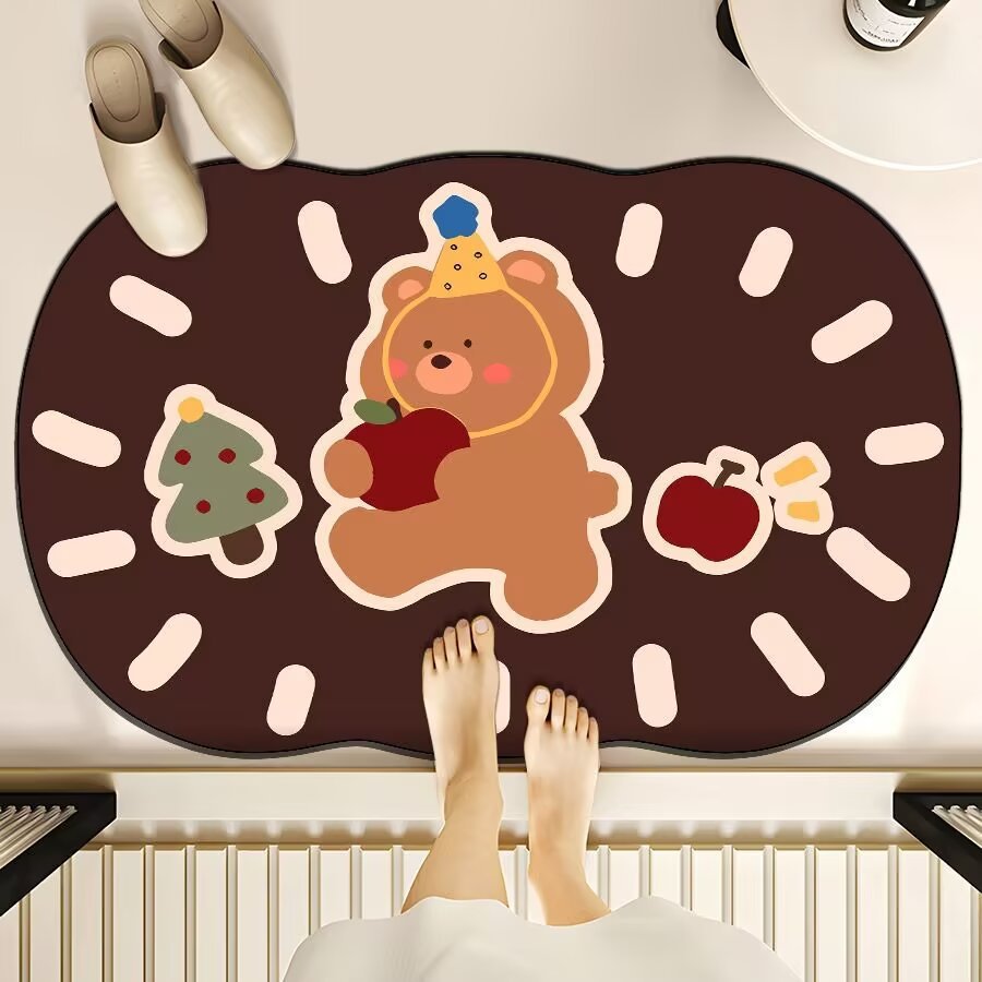 Plush Cartoon Bath Mat — product view 4