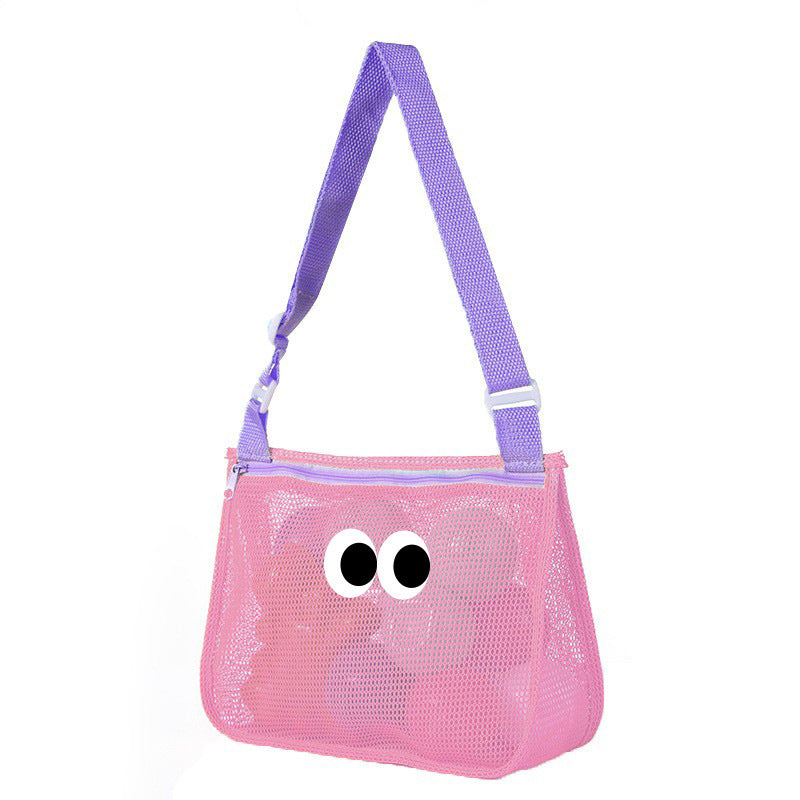 Multifunctional mesh handbag with adjustable shoulder strap LoungeYard — product view 3