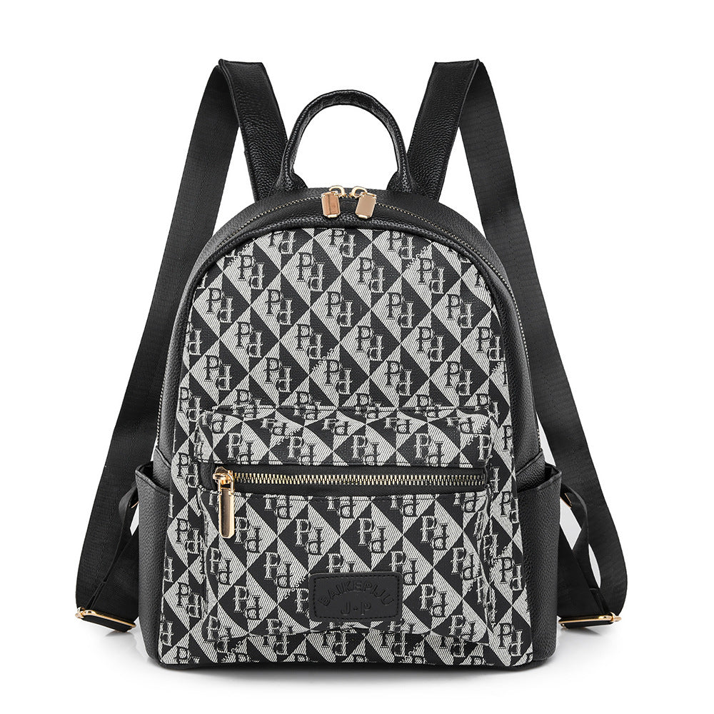 Trendy Patterned Backpack — product view 1