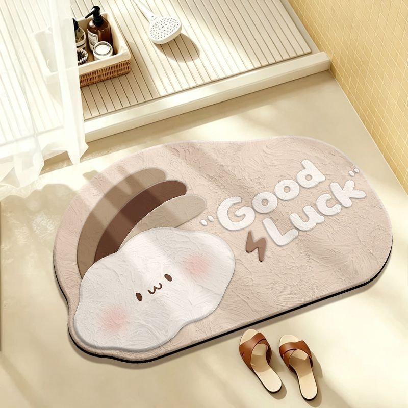 Playful Rabbit-Themed Bath Mat — product view 4