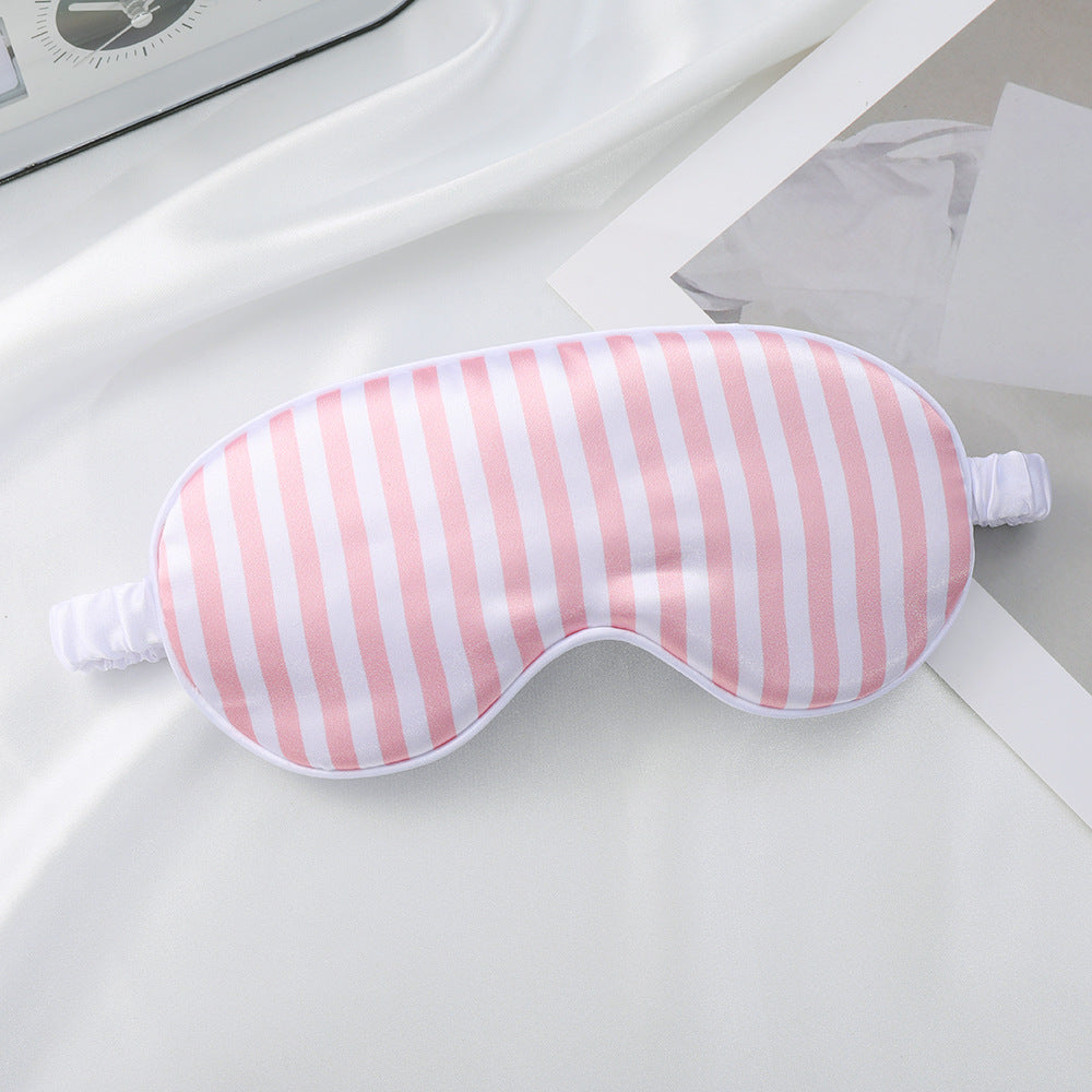 Women's luxuriously silky sleep mask with soft padding and elastic adjustable band LoungeYard — product view 3
