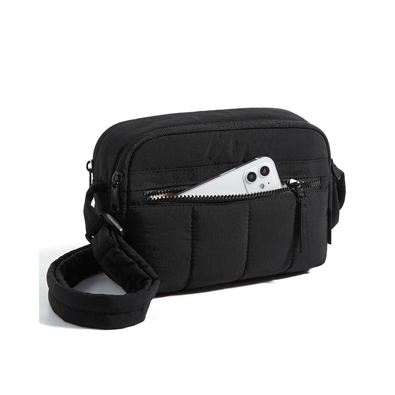 Practical shoulder bag with removable carrying strap LoungeYard — product view 6