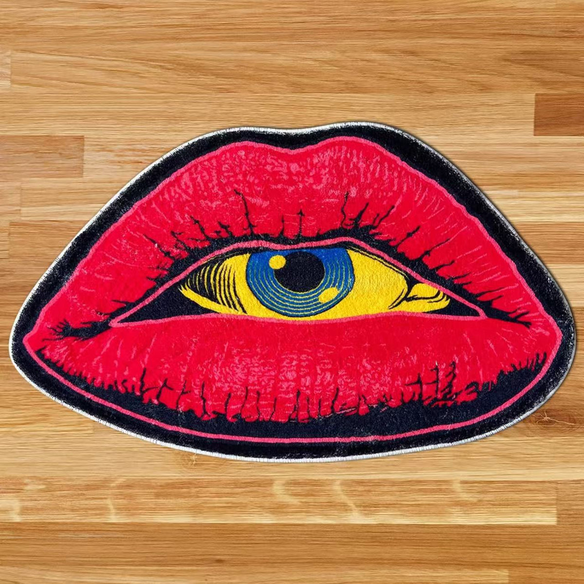 Fun Lip-Shaped Bath Mat LoungeYard — product view 6
