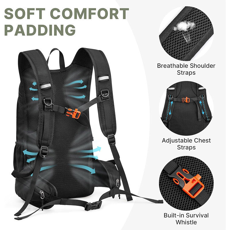 Lightweight Packable Outdoor Backpack LoungeYard — product view 4