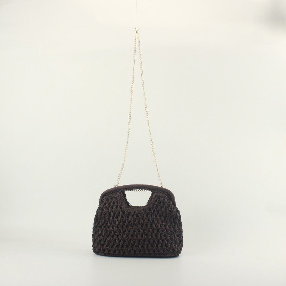 Fine handbag with metallic chain LoungeYard — product view 5