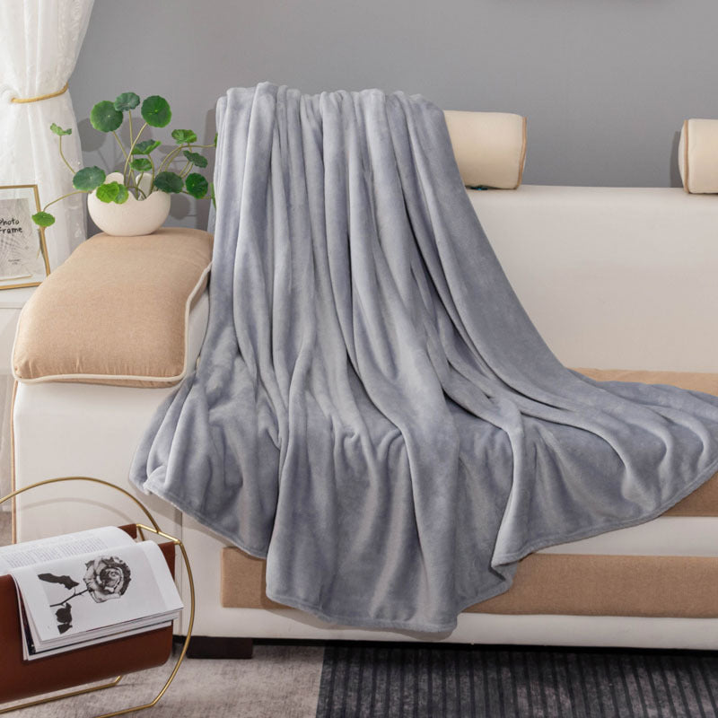Ladies luxurious fleece blanket with soft texture LoungeYard — product view 6