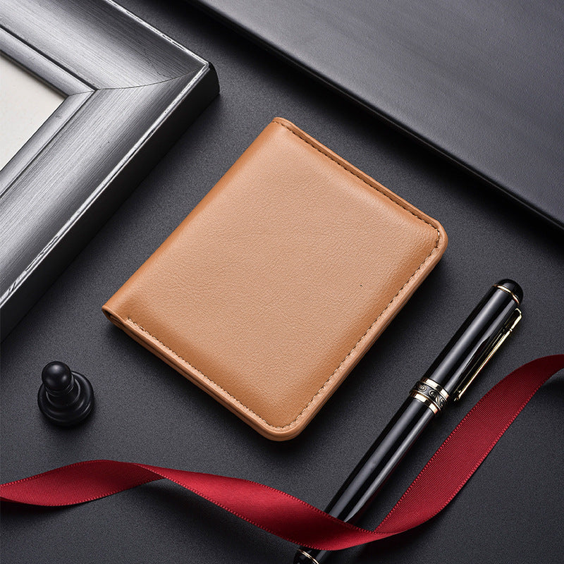 Slim Leather Bi-Fold Wallet LoungeYard — product view 6