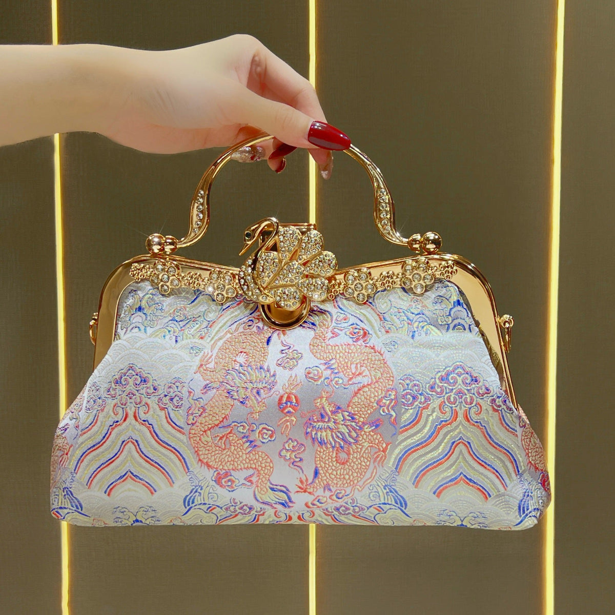 Opulent Embellished Evening Handbag — product view 1