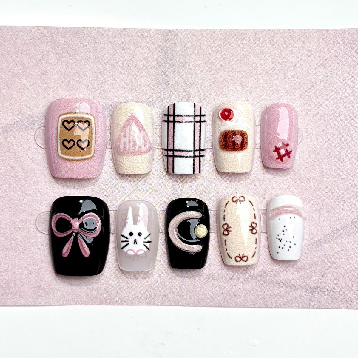 Artistic Nail Art Press-On Designs — product view 4