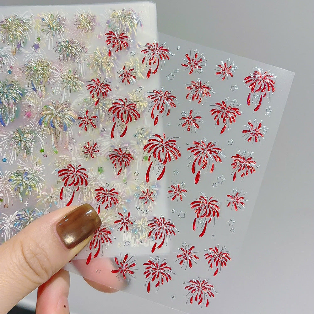 High-Quality Nail Art Foil Sticker Sheet — product view 2