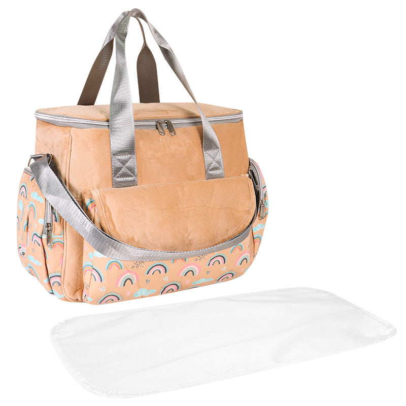 Diaper bag with organized compartments and removable changing mat LoungeYard — product view 5