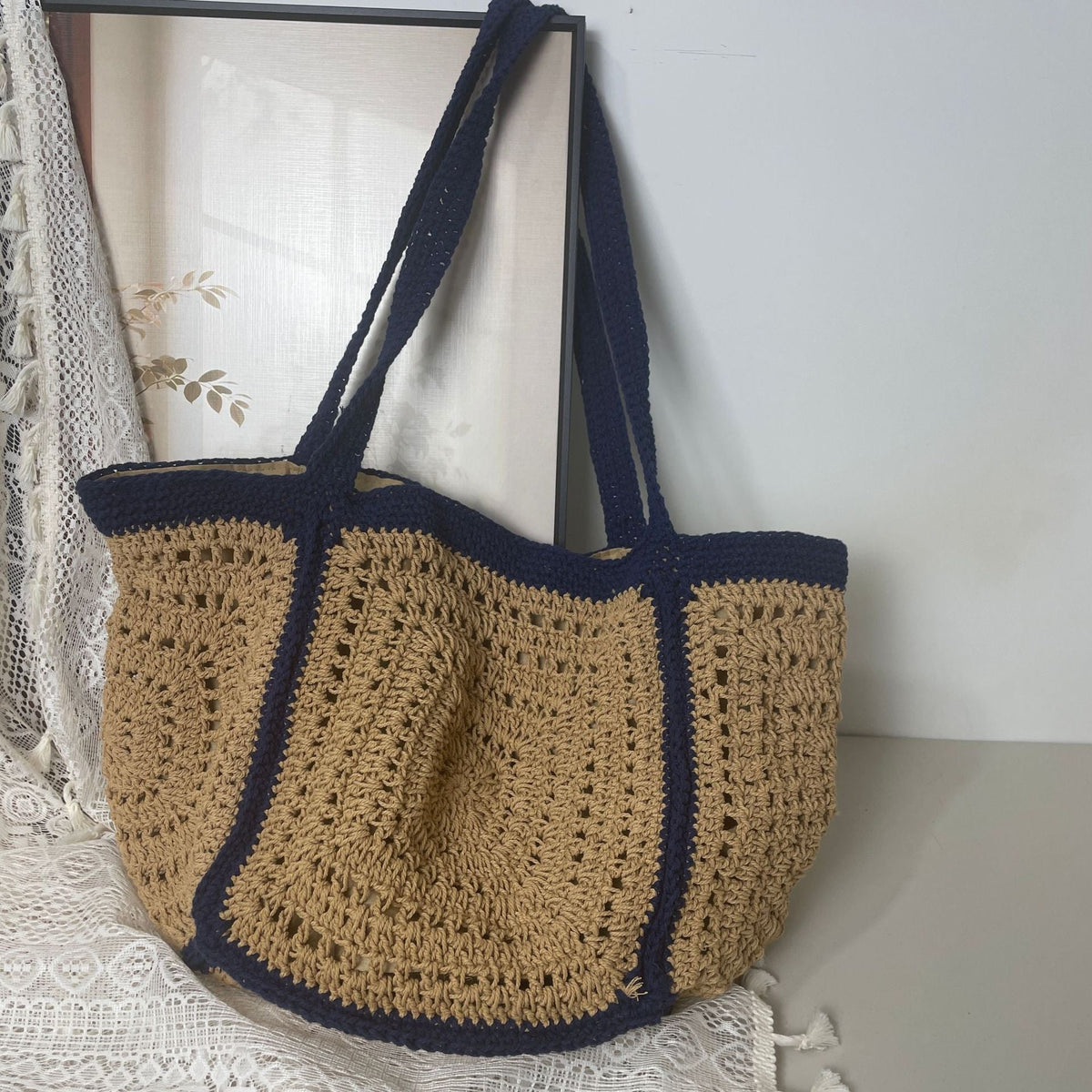 Handcrafted Knitted Bag LoungeYard — product view 3