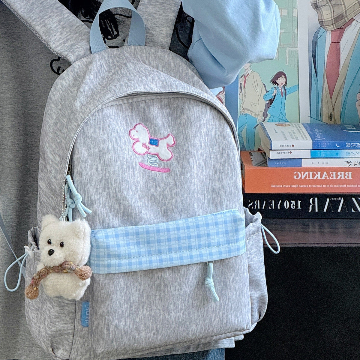Playful Animal-Themed School Backpack LoungeYard — product view 7