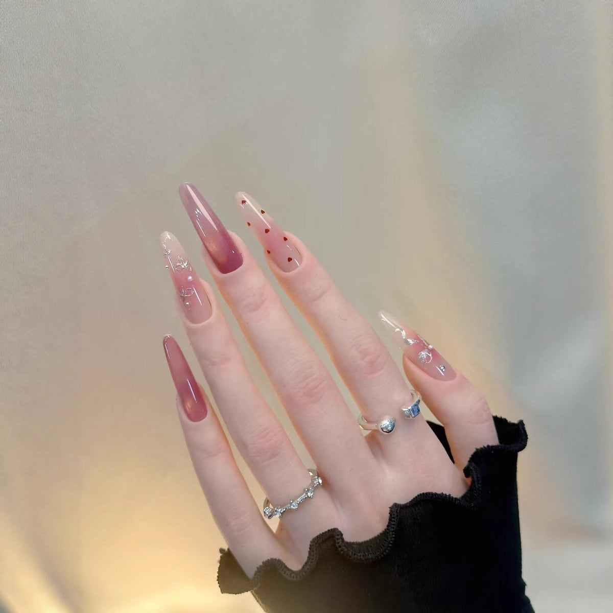 Ombre Stiletto Nail Art Extensions — product view 2