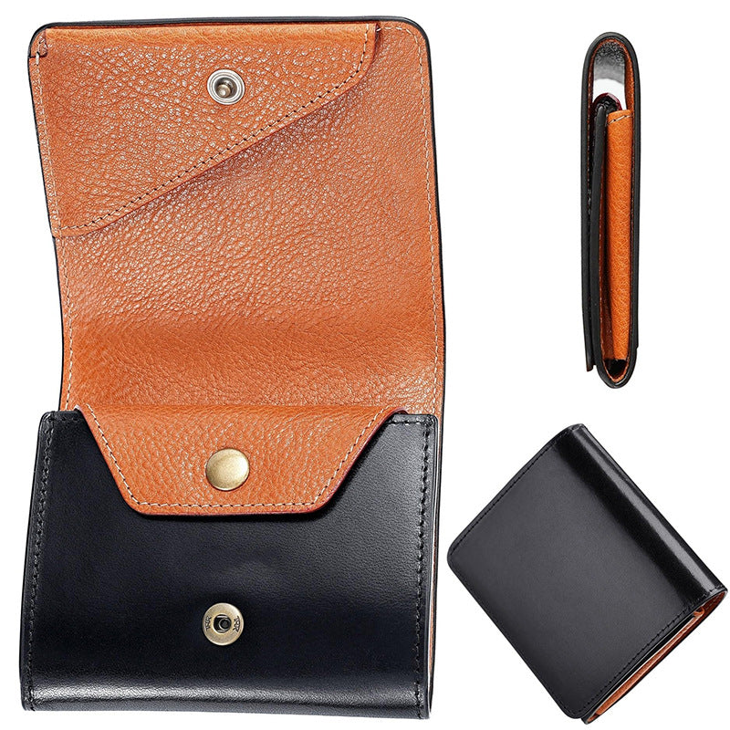 Multifunctional Leather Wallet with Coin Compartment LoungeYard — product view 1
